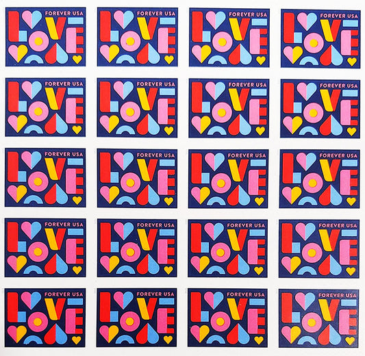 2021 Love Forever First Class Postage Stamps