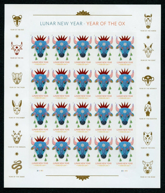 Year of the Ox Lunar New Year Forever First Class Postage Stamps