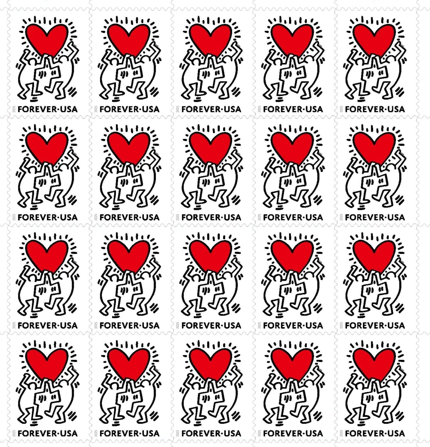 2025 Love Forever First Class Postage Stamps