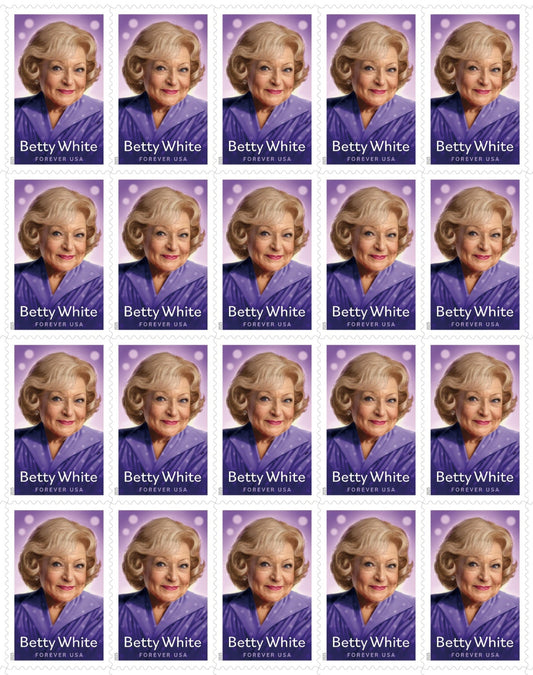Betty White First Class Forever Postage Stamps