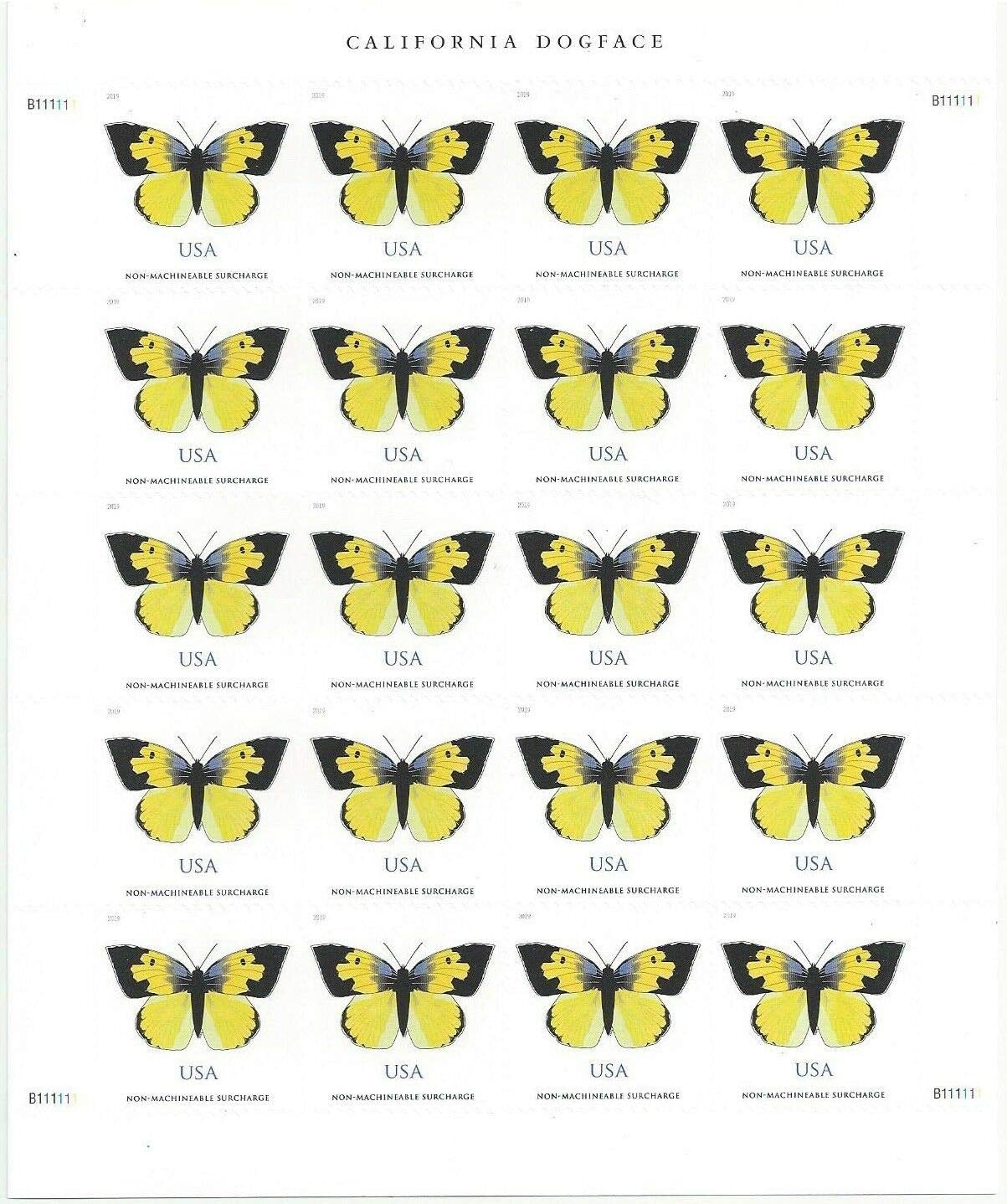 California Dogface Butterfly Forever First Class Postage Stamps